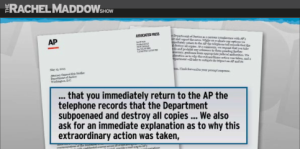 click and watch the video. You can see the transcript of the show by clicking "transcript." AP scandal will start around 4.10.